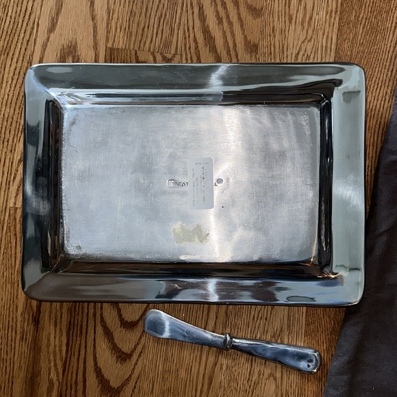 Beatriz Ball Silver Tray, Cloth Bags Included, NWOT - Picture 3 of 4